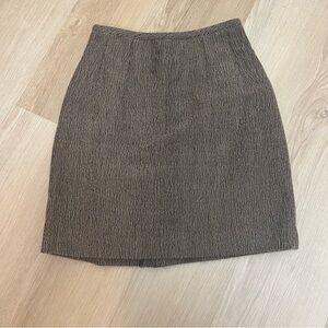Michael Boris Tweed Skirt